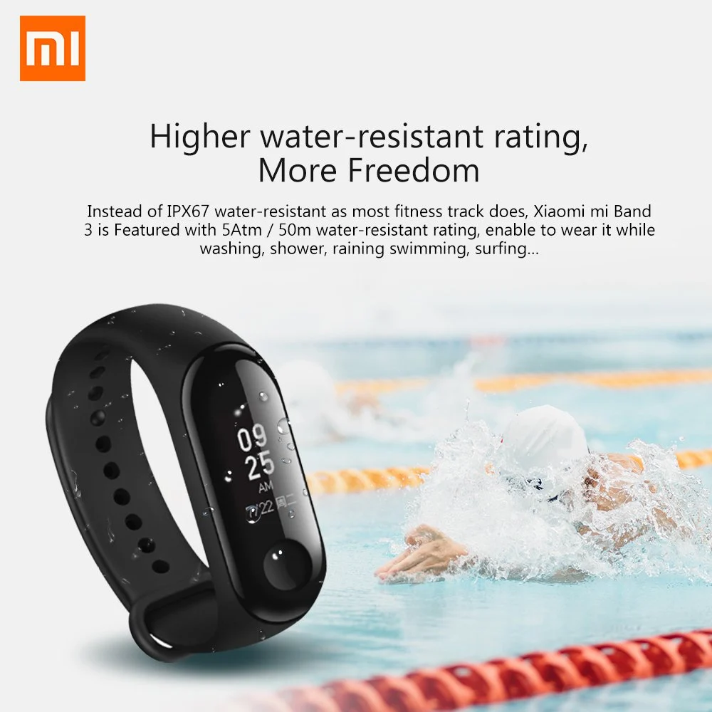 Mi fit band 3 waterproof hotsell